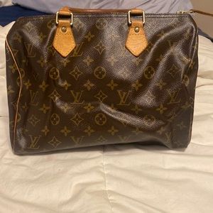 Authentic Louis Vuitton Large Speedy